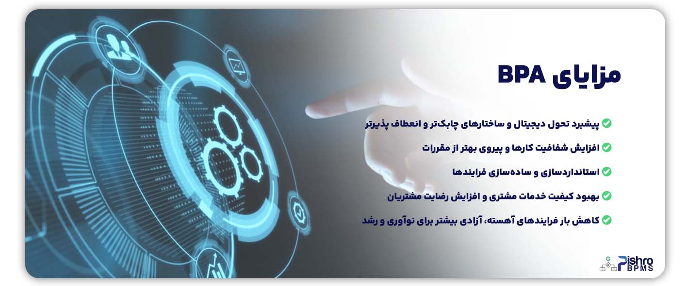 مزایای اتوماسیون فرایندهای کسب و کار